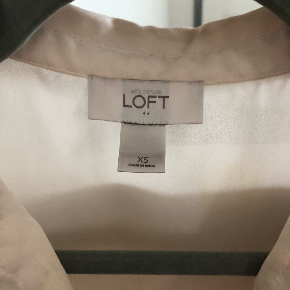Loft Button Up Tank Top